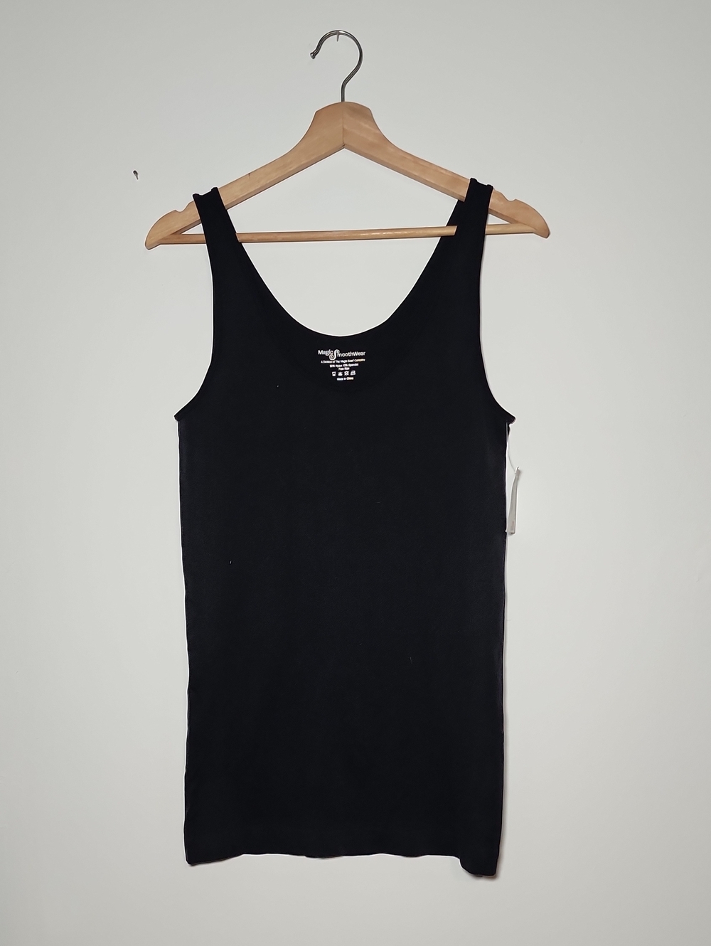 Black Ribbed Tank Top